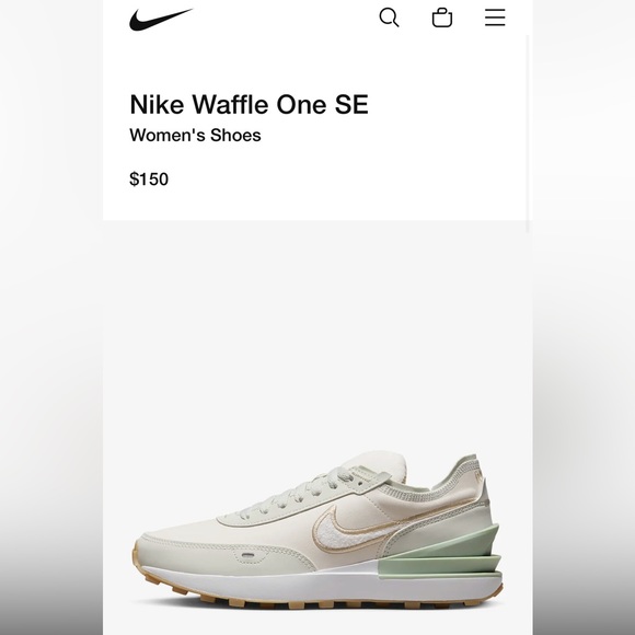Nike Waffle One SE. never worn. Size 8 - Picture 5 of 5